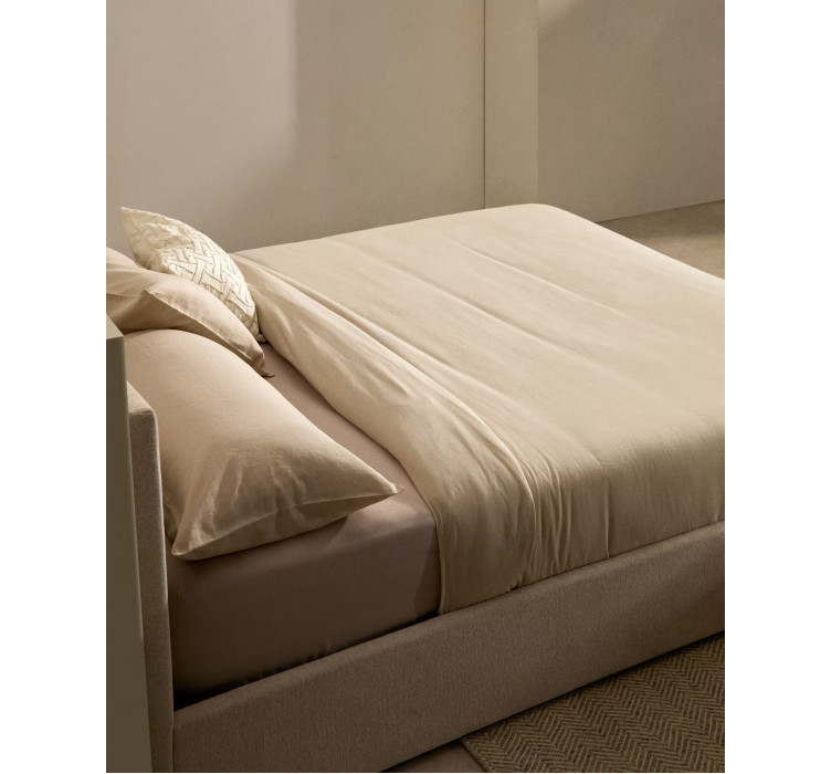 Ліжко Nahiri N00026FA12 Бежевий 160x200 см10